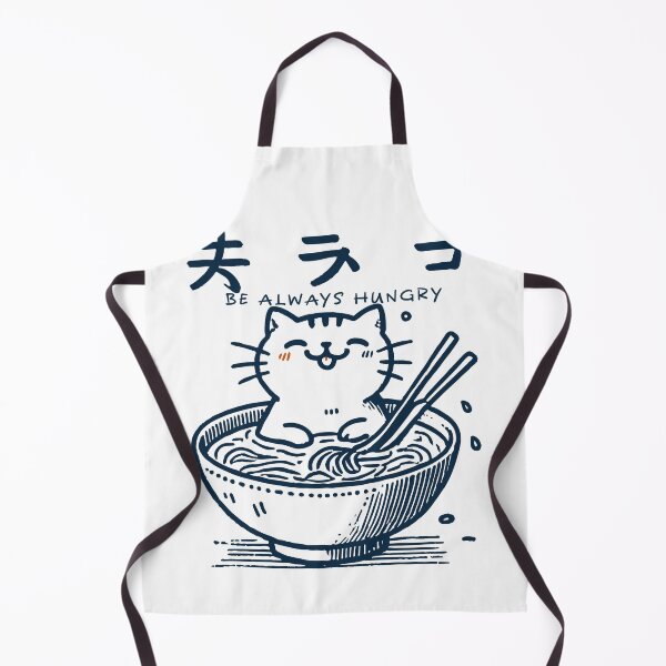 Item preview, Kawaii Ramen Cat Streetwear Japanese Noodles designed and sold by LuminOrb.