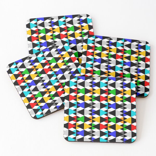 Item preview, Colorful Harlequin Double Diamond Pattern designed and sold by QuestingPixel.