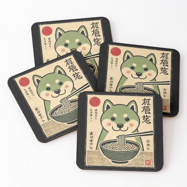 Item preview, Ramen Shiba Inu Japanese Streetwear Ukiyo-e designed and sold by LuminOrb.