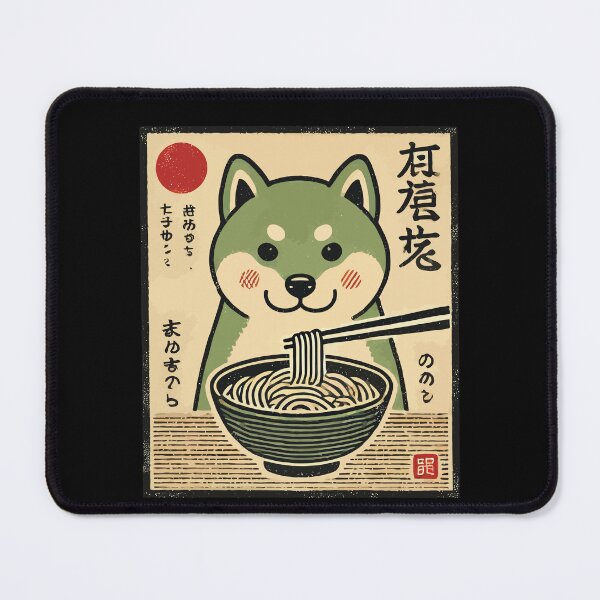 Item preview, Ramen Shiba Inu Japanese Streetwear Ukiyo-e designed and sold by LuminOrb.