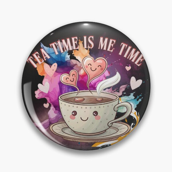 Item preview, Tea Time Is Me Time -  Cute Aesthetic Tea Cup Art designed and sold by ChenEngEng.