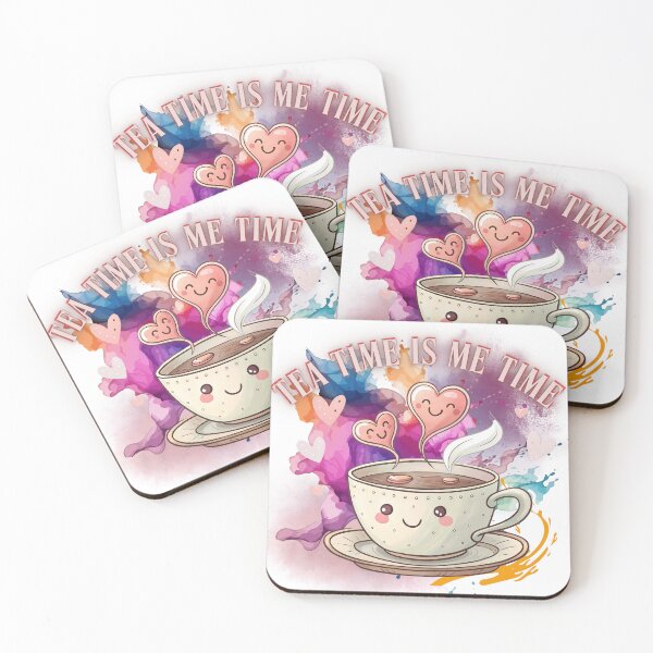 Item preview, Tea Time Is Me Time -  Cute Aesthetic Tea Cup Art designed and sold by ChenEngEng.