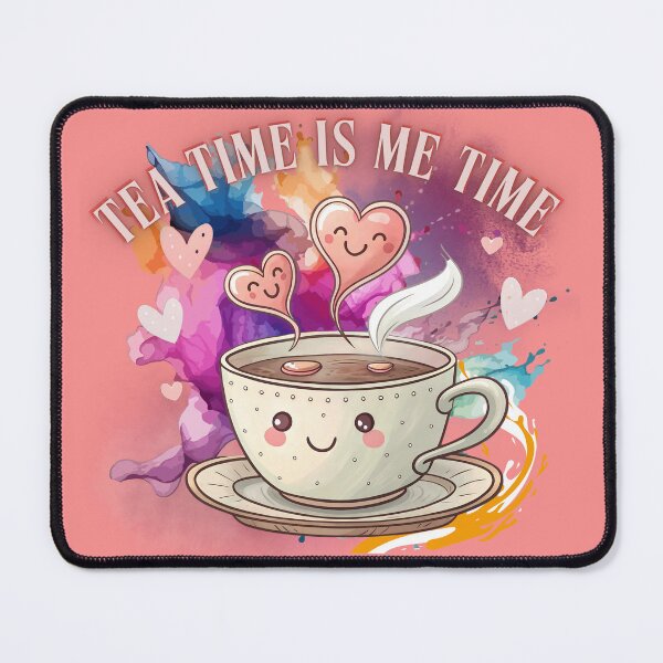 Item preview, Tea Time Is Me Time -  Cute Aesthetic Tea Cup Art designed and sold by ChenEngEng.