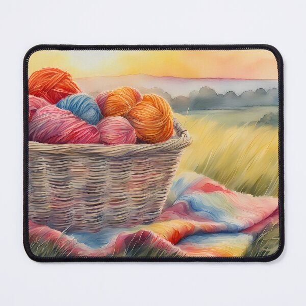 Item preview, Yarn Picnic Basket  designed and sold by CalmnessbyChoice.