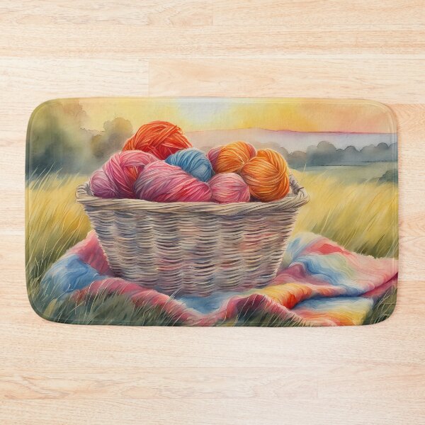 Item preview, Yarn Picnic Basket  designed and sold by CalmnessbyChoice.