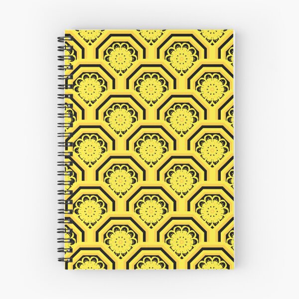 Item preview, Yellow Octagonal Floral Pattern designed and sold by Kittaya  Saemee.