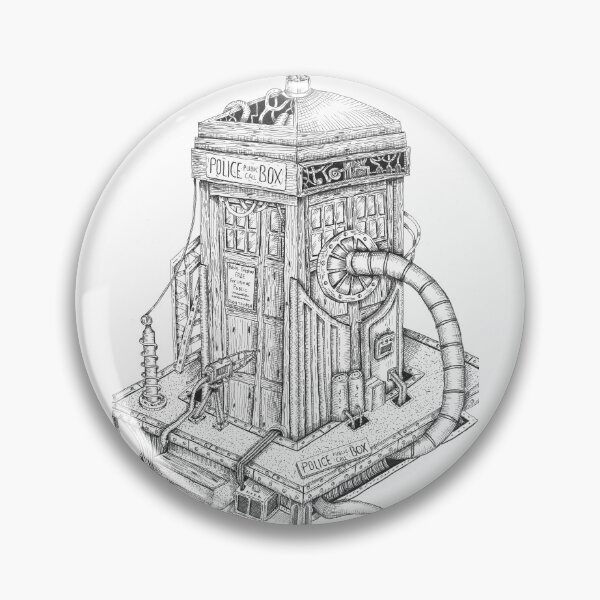 Artikelvorschau, Die zerstörte Tardis, Dr. Who entworfen und verkauft von EdwardGeorgeArt.