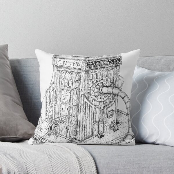 Item preview, La Tardis destruida, Doctor Who designed and sold by EdwardGeorgeArt.