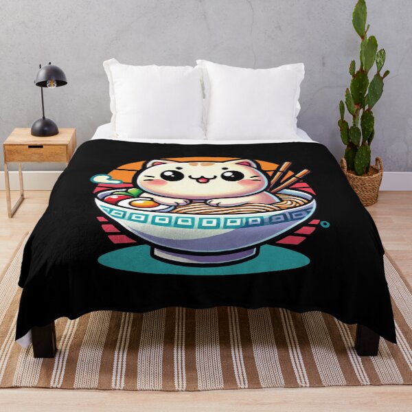 Item preview, Kawaii Ramen Cat Japanese Noodles Streetwear designed and sold by LuminOrb.