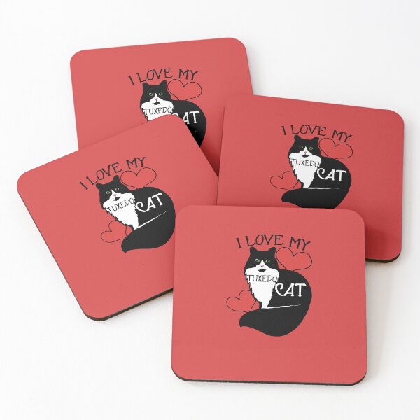Item preview, I love my tuxedo cat designed and sold by FrictionMaxxing.