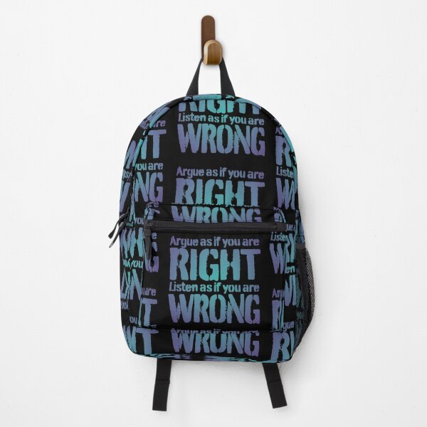 Item preview, Argue as if you are right. Listen as if you are wrong. v.2 designed and sold by x1brett.