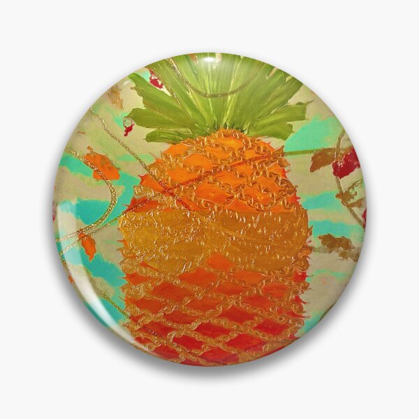 Item preview, Festive Gold and Mint Pineapple designed and sold by PGKINART.