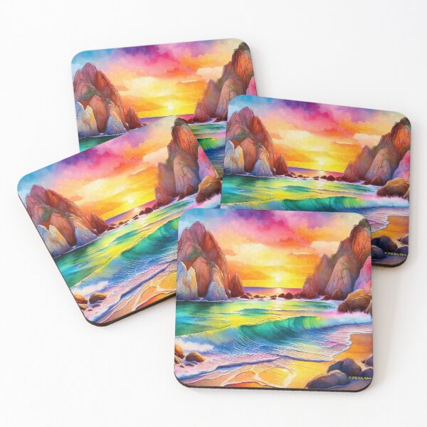 Item preview, Seashore in Watercolor designed and sold by MystAvalon.