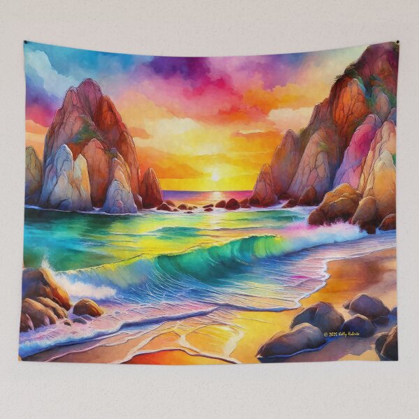 Item preview, Seashore in Watercolor designed and sold by MystAvalon.