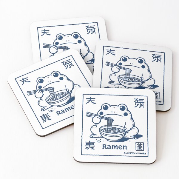 Item preview, Ramen Frog Funny Japanese Streetwear Ukiyo-e designed and sold by LuminOrb.