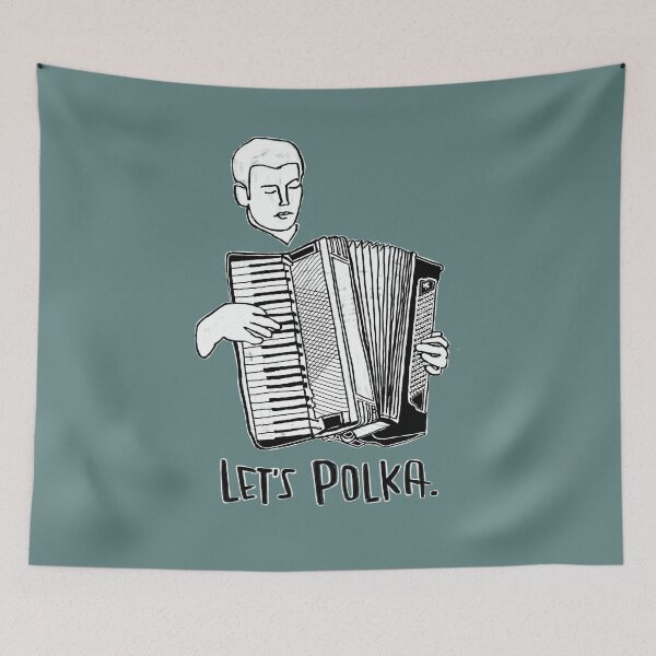 Item preview, Polka Music, Accordion designed and sold by badlydrawnbabe.