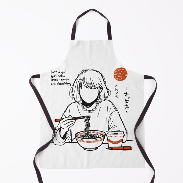 Item preview, Ramen Aesthetic: Just a Girl Who Loves Ramen designed and sold by LuminOrb.