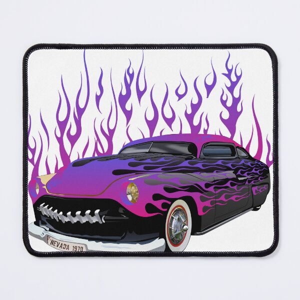 Item preview, vintage car hot rod old american flame muscle car designed and sold by Achille3777.