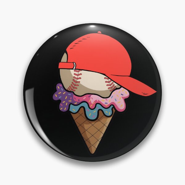 Artikelvorschau, Baseball-Eiscreme-bunte lustige Geschenke für Baseball-Fans entworfen und verkauft von MartVisions.