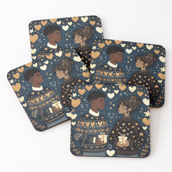 Item preview, Couple Golden Hearts Together designed and sold by zzz888.