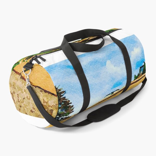 Item preview, Charming adobe courtyard in watercolor depicting Taos, New Mexico designed and sold by GestaltImagery.