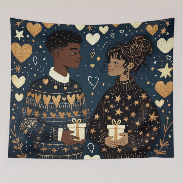 Item preview, Couple Golden Hearts Together designed and sold by zzz888.