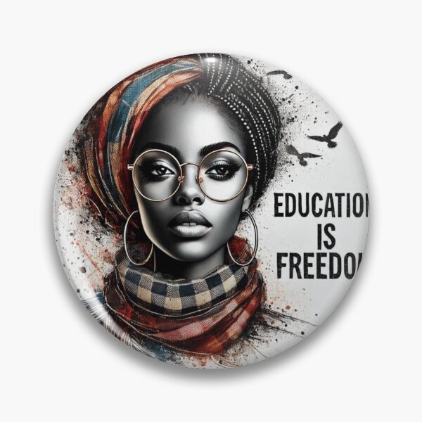 Item preview, Black History Teacher Education Is Freedom Nice Afro Women Gift designed and sold by Creat-Des.