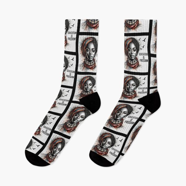 Item preview, Black History Teacher Education Is Freedom Nice Afro Women Gift designed and sold by Creat-Des.