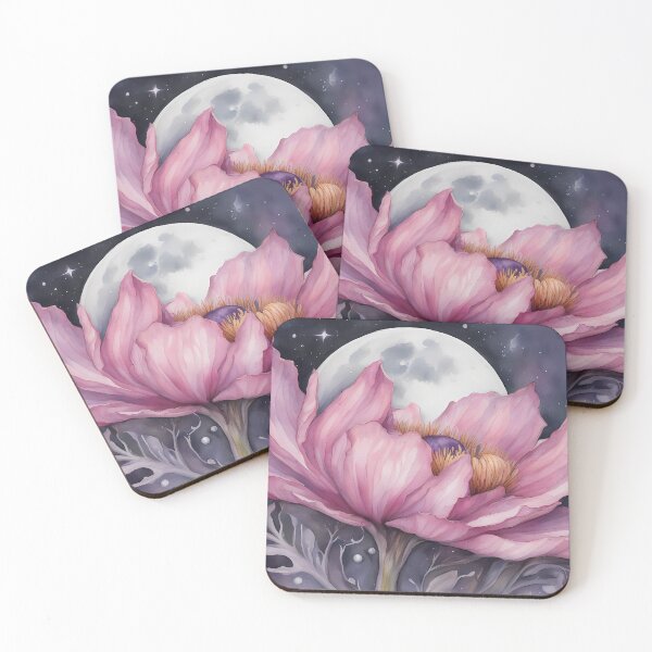 Item preview, Large Pink Moon Flower designed and sold by CalmnessbyChoice.