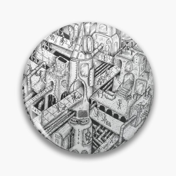 Item preview, steampunk style alien factory designed and sold by EdwardGeorgeArt.