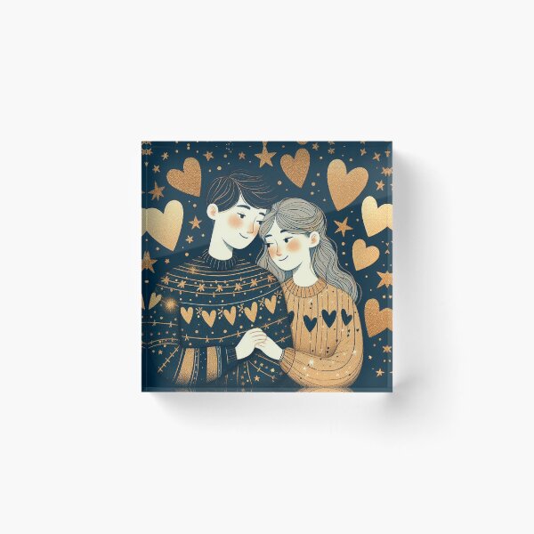 Item preview, Embraced in Hearts and Stars designed and sold by zzz888.