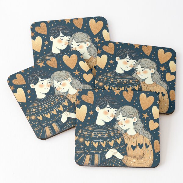 Item preview, Embraced in Hearts and Stars designed and sold by zzz888.