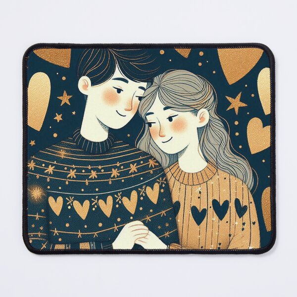 Item preview, Embraced in Hearts and Stars designed and sold by zzz888.