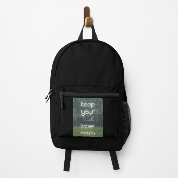 Item preview, Keep your inner calm. Retro nature neon quote designed and sold by MySciPic.