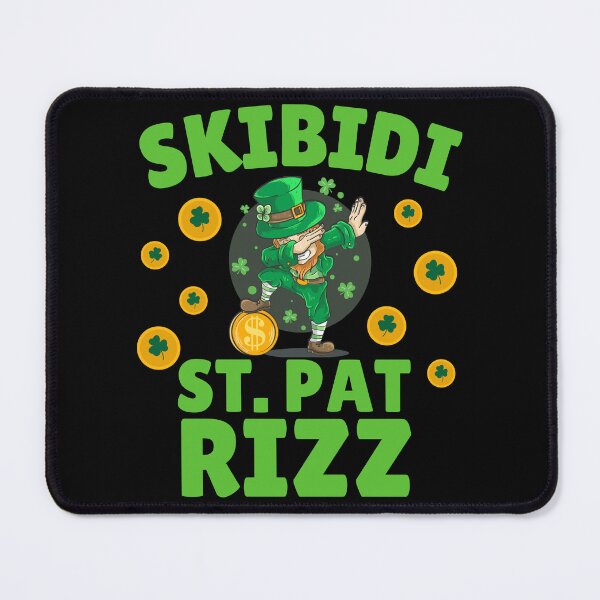 Item preview, St Patrick's Day St. Pat Rizz Gen Skibidi Tween designed and sold by BatShirtsCrazy.