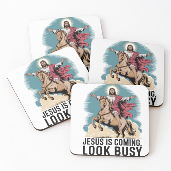 Item preview, Copy of JESUS IS COMING LOOK BUSY  designed and sold by Obinne.