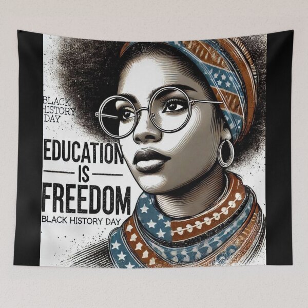 Item preview, Black History Teacher Education Is Freedom Nice Afro Women Gift designed and sold by Creat-Des.