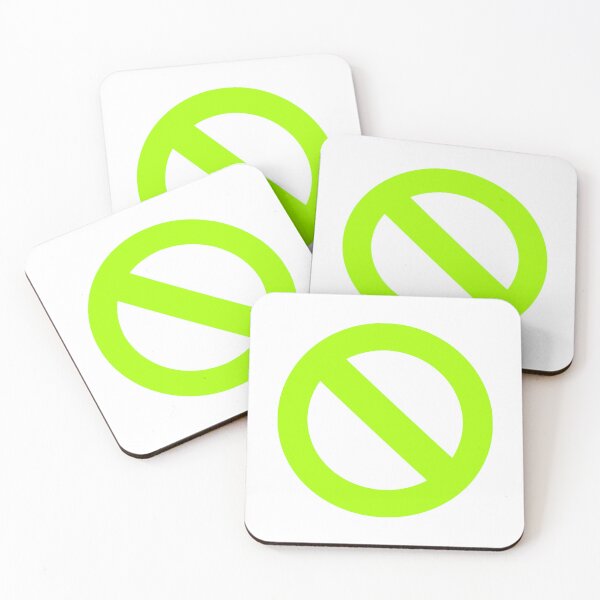 Item preview, Green Forbidden Symbol designed and sold by TrippyTooni.