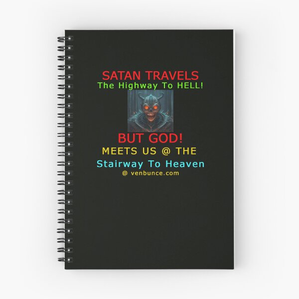 Item preview, SATAN Travels The Highway To Hell designed and sold by AlienAlmanac.