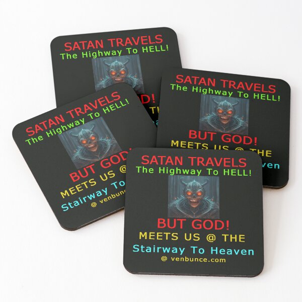 Item preview, SATAN Travels The Highway To Hell designed and sold by AlienAlmanac.