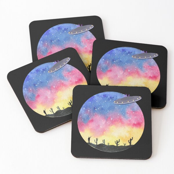 Item preview, UFO Desert Scene Can You Find the Man amongst the Saguaro  designed and sold by SunandShade.