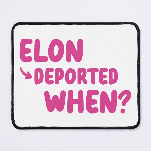 Item preview, Deport Elon Musk designed and sold by BethsdaleArt.