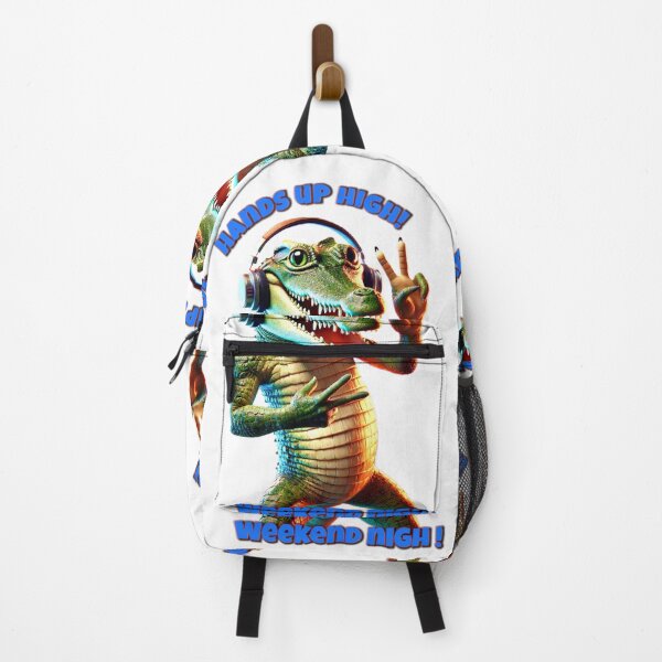 Item preview, Party Croc Hands up high Weekend nigh! designed and sold by MyArtworkStudio.