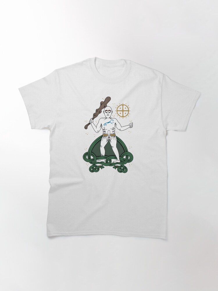 Thumbnail 3 of 7, Classic T-Shirt, Wyrd Wessex Logo - Cerne Abbas Giant designed and sold by saxonforageruk.