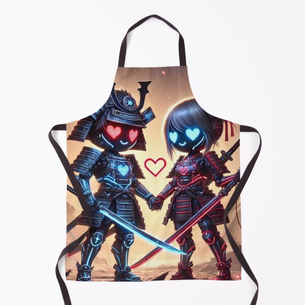 Item preview, Cyber Shogun Rockbot – The Ultimate Warrior of Power and Rebellion - Valentine’s Day - Model 18 designed and sold by NeonBot_Shop.