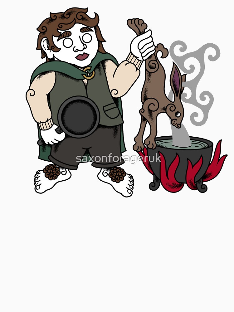 Thumbnail 7 of 7, Classic T-Shirt, Eat Like A Halfling! designed and sold by saxonforageruk.