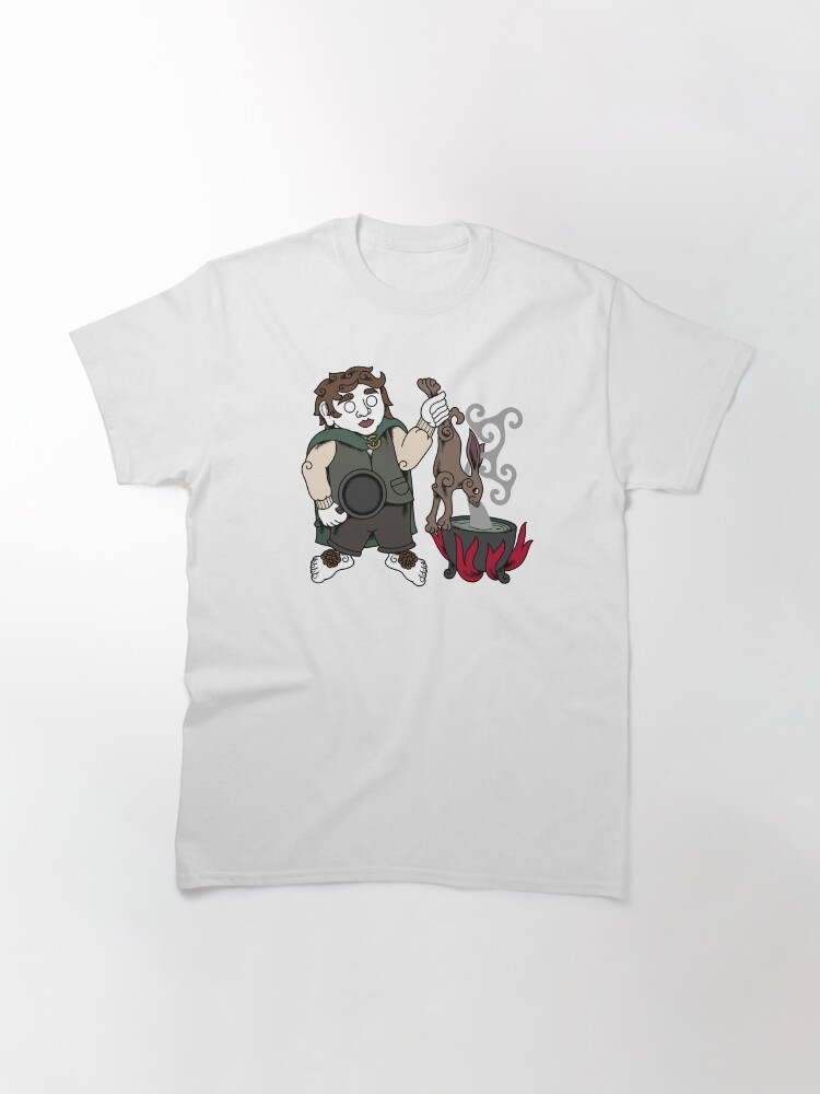 Thumbnail 3 of 7, Classic T-Shirt, Eat Like A Halfling! designed and sold by saxonforageruk.