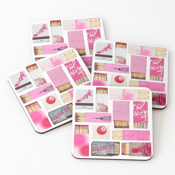 Item preview, hot pink vintage matchbox art designed and sold by gdm123.