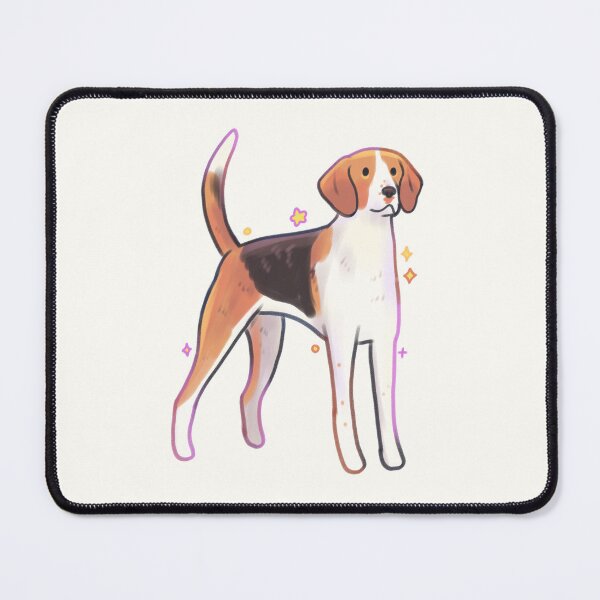Item preview, american foxhound illustration designed and sold by Mayarartsy.