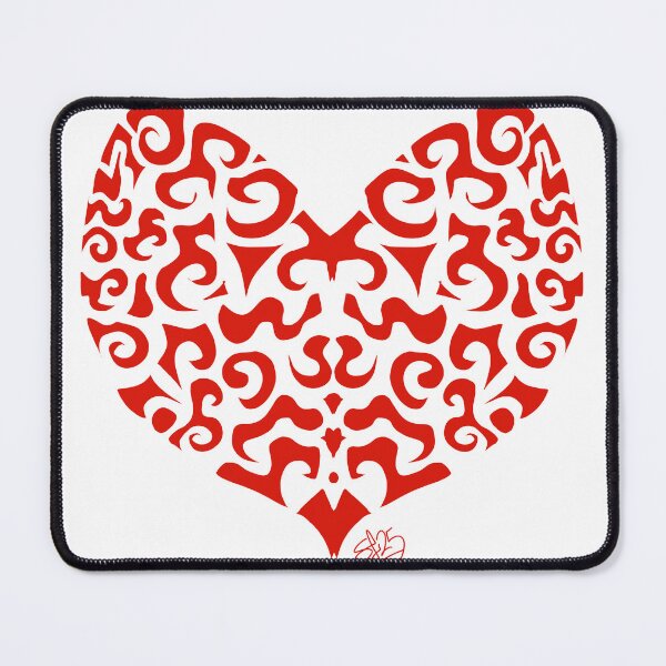 Item preview, Stylised Rorschach test heart designed and sold by Pittstop.